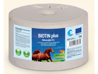 Biotin plus, minerální liz s biotinem, selenem a vitaminem E