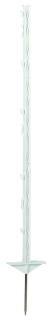 Sloupek pro elektrický ohradník STANDARD plast bílý, 10 úchytů, 90 cm