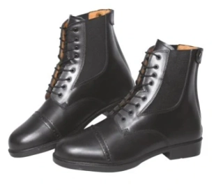 Kožená jezdecká perka Covalliero Monaco, černá