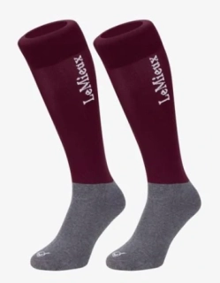 Jezdecké podkolenky LeMieux Competition, 2ks, vínové