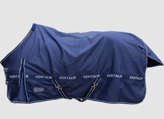 Nepromokavá deka Kentaur, s fleecem, modrá, 1200 D