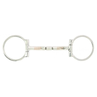 Westernové udidlo s mezičlánkem, s mědí