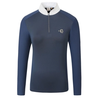 Dámské závodní triko s dlouhým rukávem Covalliero, SS 26, modré