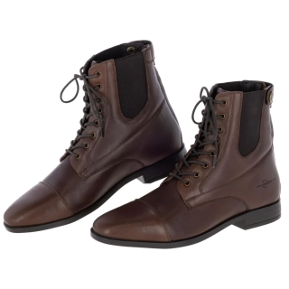 Kožená perka Covalliero Premium, SS 26, hnědá