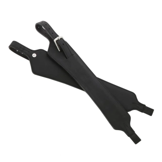 Kožené třmenové řemeny Norton Comfort, černé